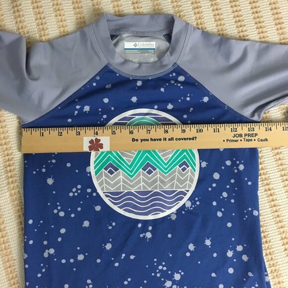 new 8 Columbia Sandy Shores Kids SPF 50 top long sleeve sunguard Omnishield - Picture 9 of 10